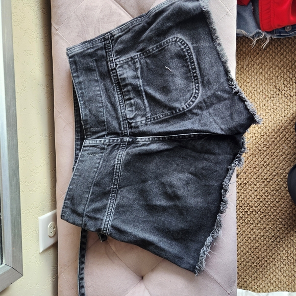 Free People Black Mini Skort, No Size Tag. Between 4-6 - Picture 3 of 3